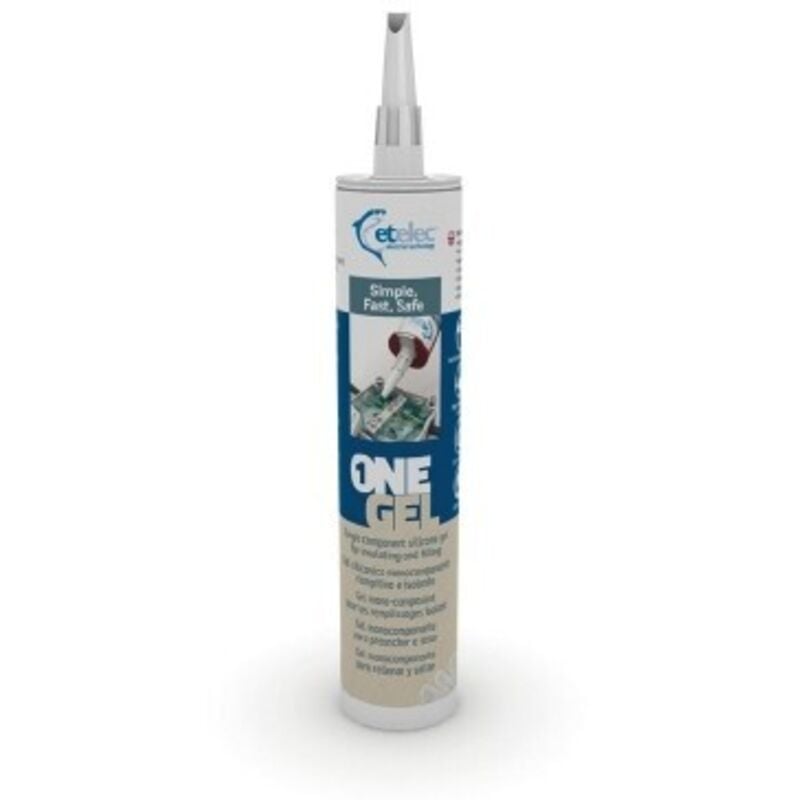 foto del prodotto cartuccia gel monocomponente riempitivo 300 ml etelec cod. onegel 