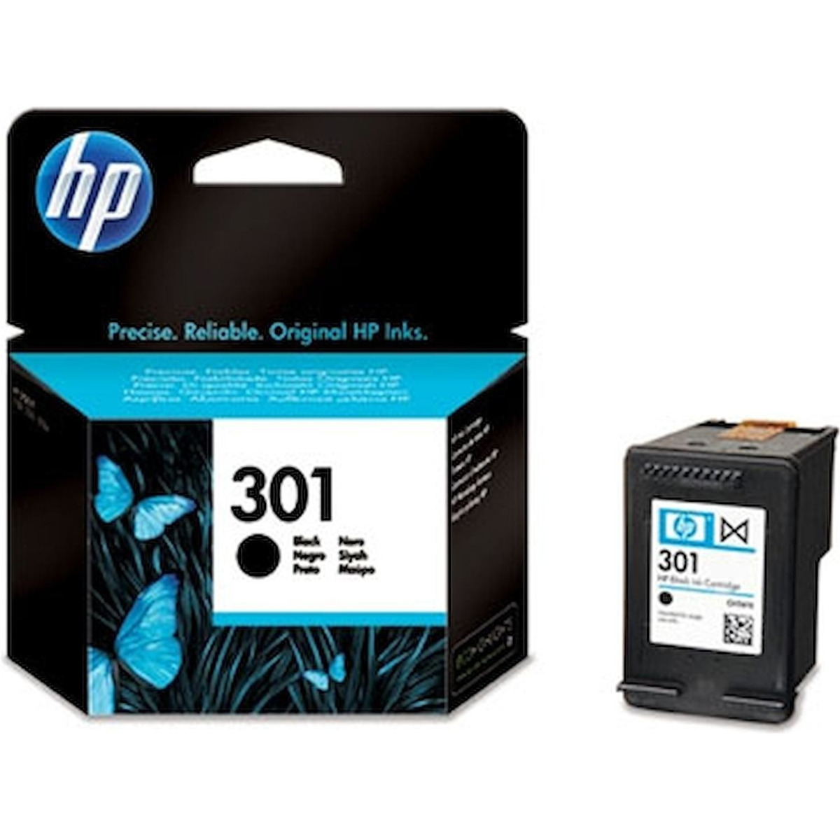 foto del prodotto cartuccia hp serie 301 nero no blister per 1000 3000 1010 5530 5532 4500 4502 4504 2540