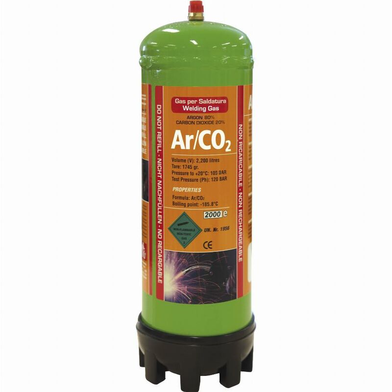 foto del prodotto cartuccia monouso 2,2 l argon co2 gys 043671