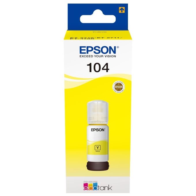 foto del prodotto cartuccia originale ecotank 104 c13t00p440 gialla