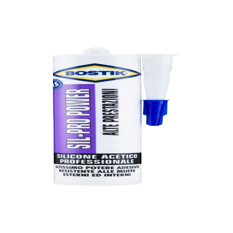 foto del prodotto cartuccia sil. propower avorio ml.300 bostik