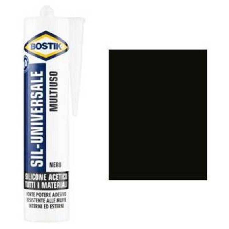 foto del prodotto cartuccia sil.univers. nero ml.280 - bostik