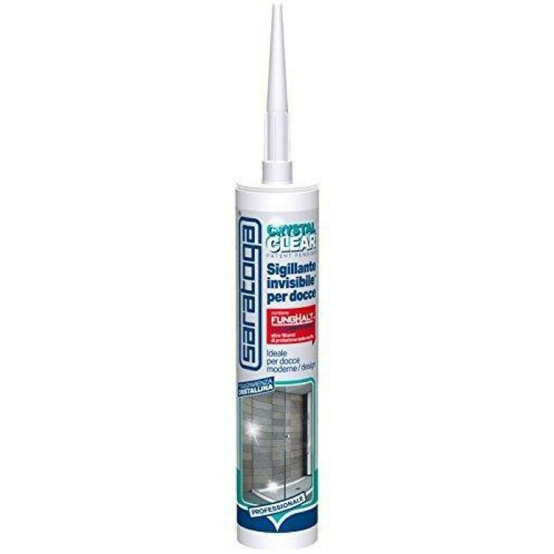foto del prodotto cartuccia silicone crystal clear per docce 290ml saratoga