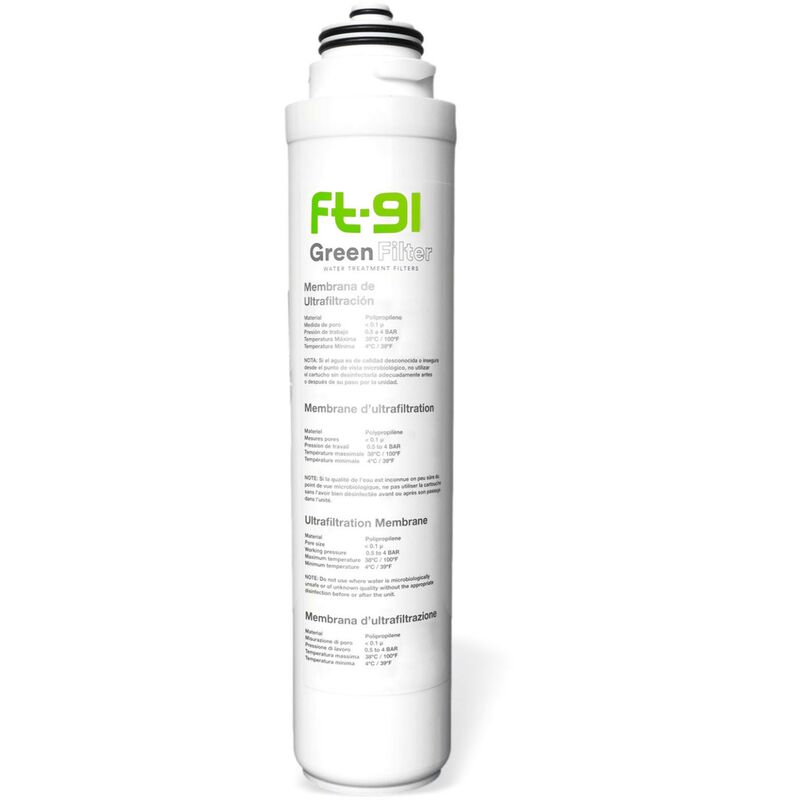 foto del prodotto cartuccia ultra filtration ft91 0,1 m per filtro sottolavello duo o trio uf