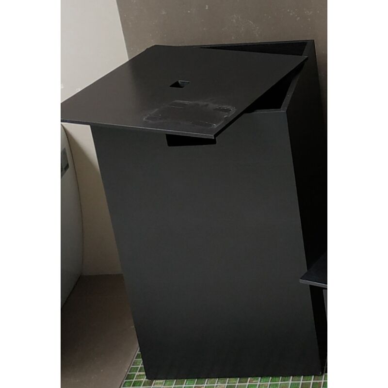 foto del prodotto casa cestello porta biancheria con coperchio 36x36x59 antonio lupi