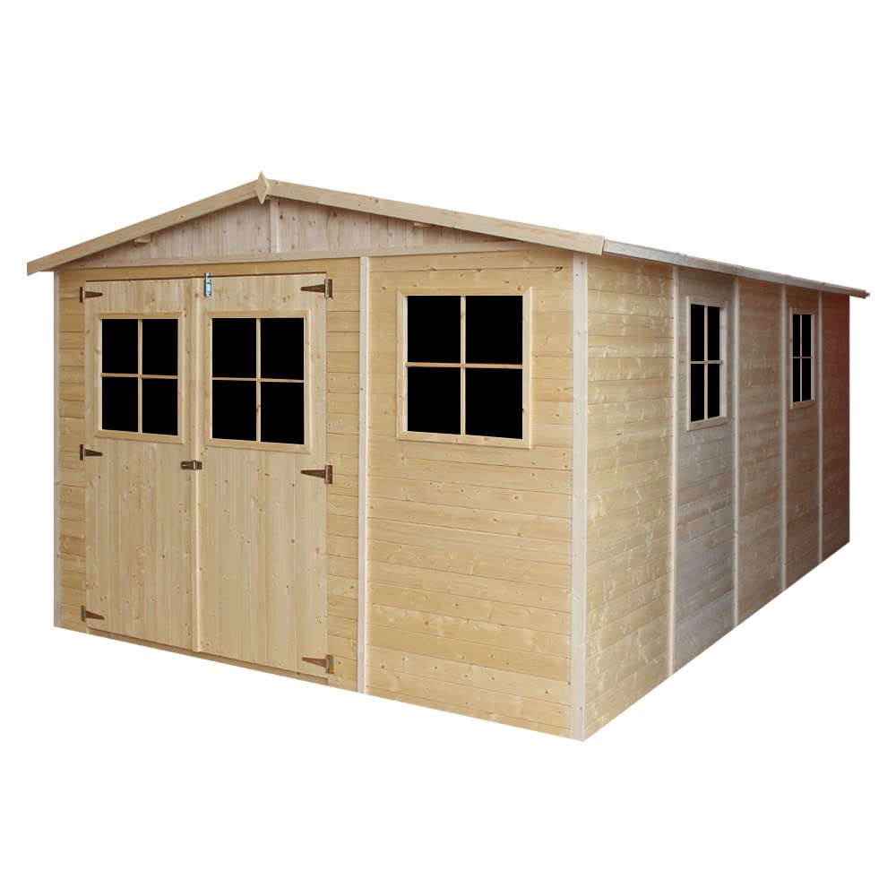 foto del prodotto casa da giardino in legno 15 m timbela m337 m337g