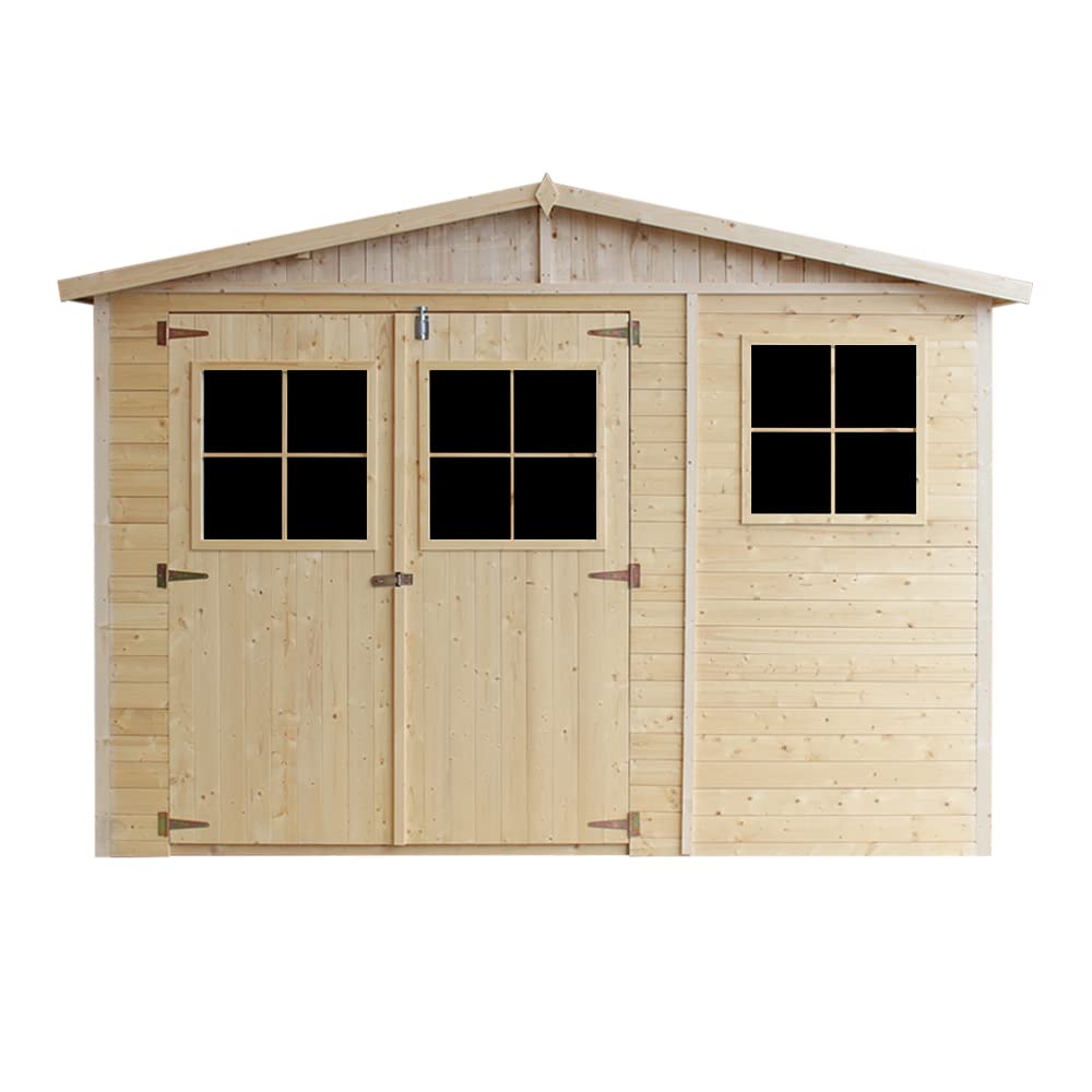 foto del prodotto casa da giardino in legno 9 m timbela m335 m335g