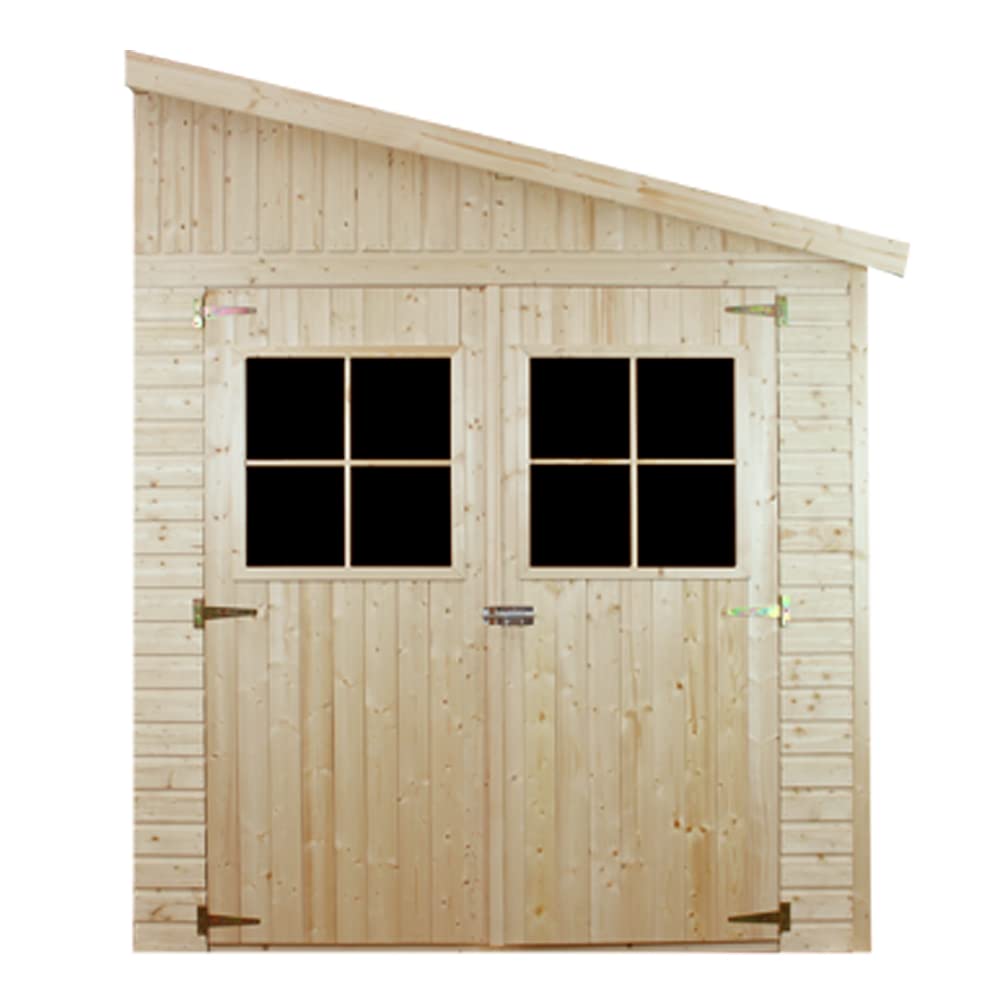 foto del prodotto casa da giardino in legno (con parete laterale) - 10,1 m?² - timbela m341a