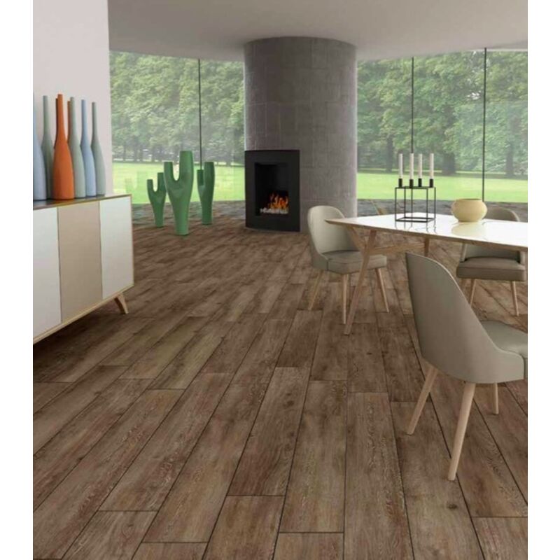 foto del prodotto casa decape noce rettificato 20,3x122,6 confezione 1 mq tuscania