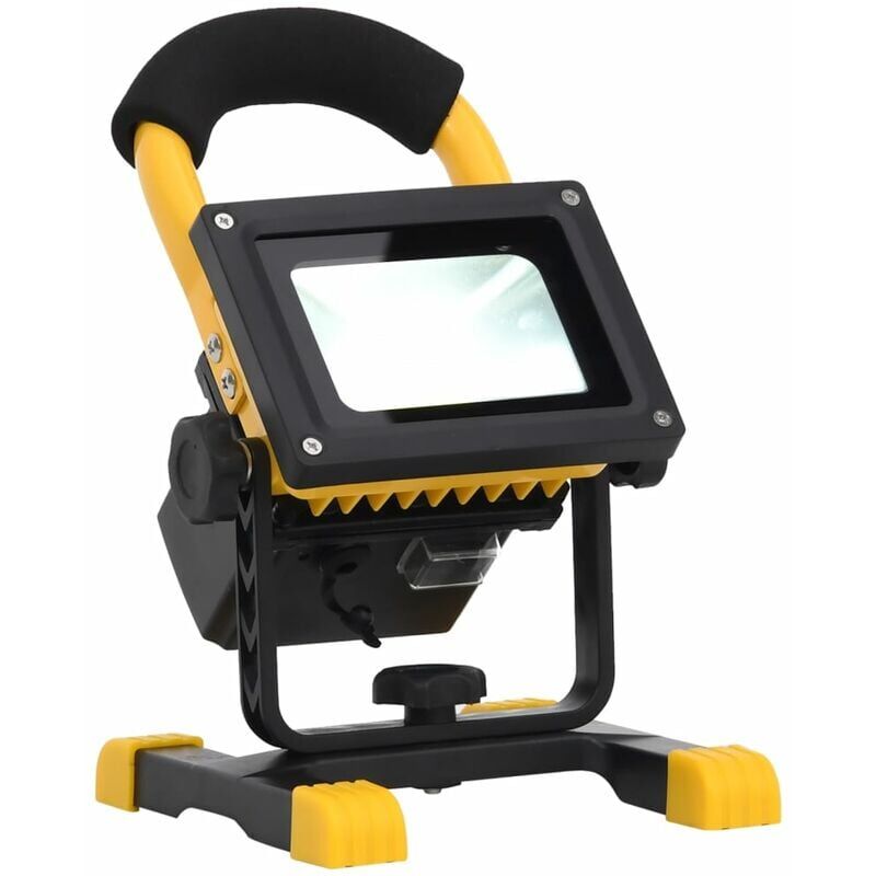 foto del prodotto casa e giardino faro led ricaricabile con maniglia 30w bianco freddo