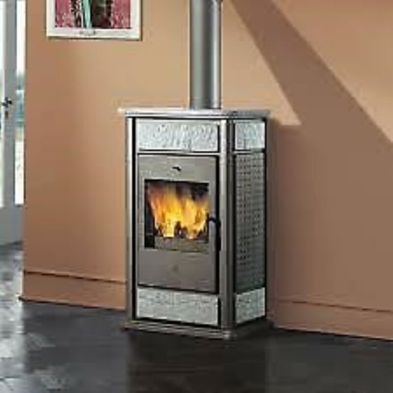 foto del prodotto casa rosone fisso a parete per stufa diametro 13 cm 204450 edilkamin edilkamin
