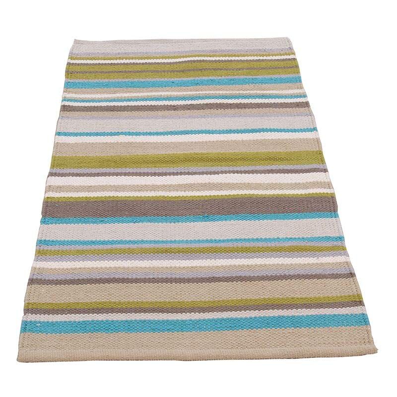 foto del prodotto casablanca stripes green 55x140 cotone india abc