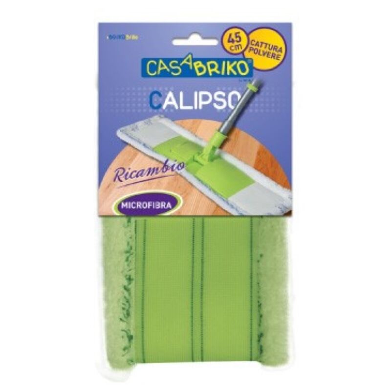 foto del prodotto casabriko ricambio per scopa panno in microfibra 45 cm calipso