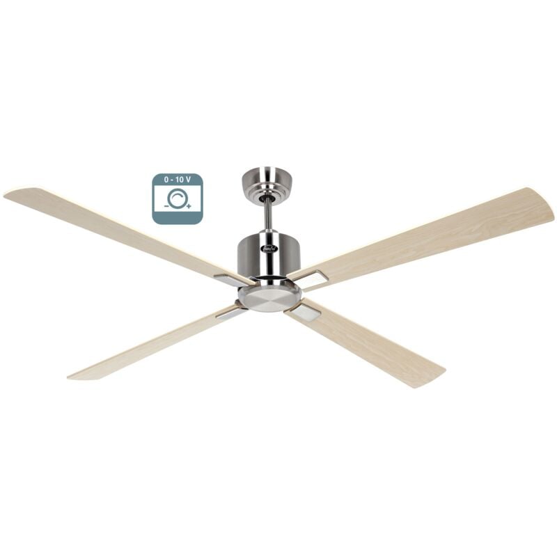 foto del prodotto casafan eco neo iii 152, ventilatore senza luce corpo acciaio spazzolato,