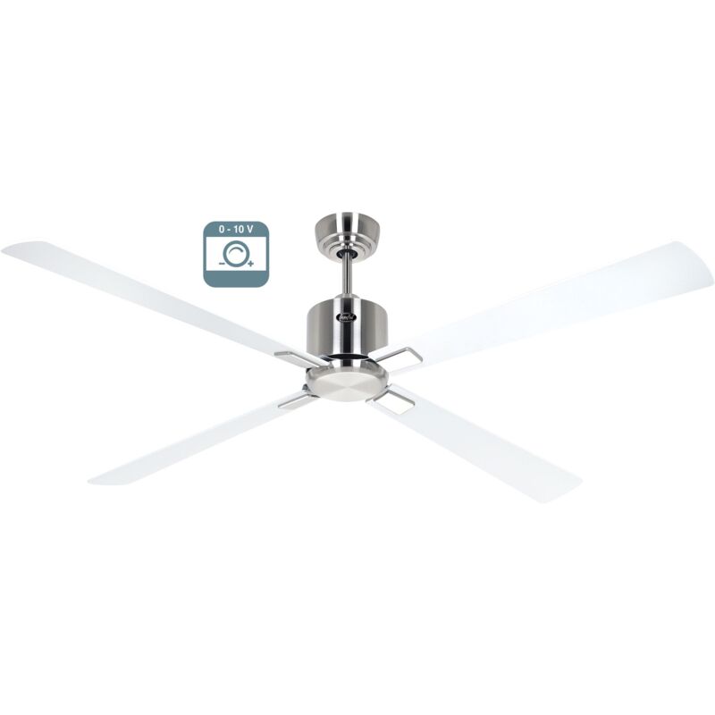 foto del prodotto casafan eco neo iii 152, ventilatore senza luce corpo acciaio spazzolato,