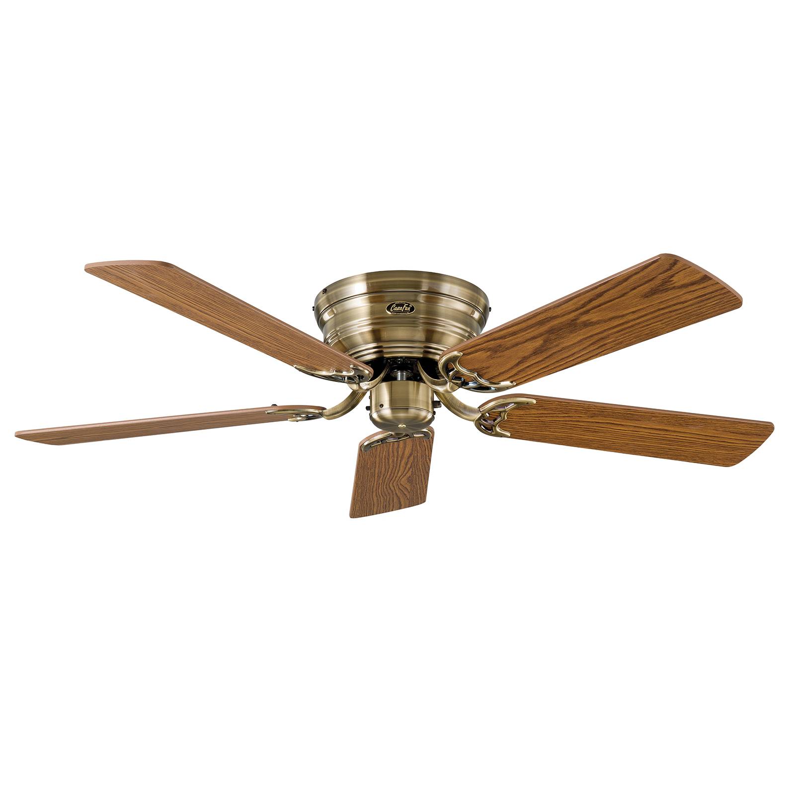 foto del prodotto casafan ventilatore classic flat iii ottone anticato 132 cm