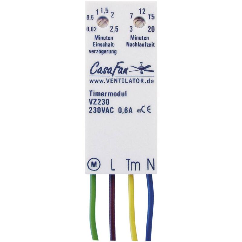 foto del prodotto casafan vz 230 modulo timer bianco