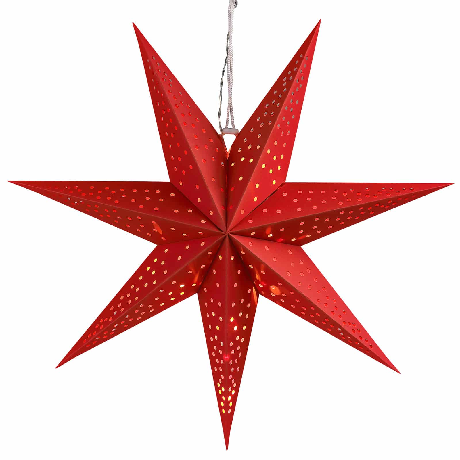 foto del prodotto casaria led stella di natale illuminata 60 cm batteria decorazione natalizia finestra senza fili model 1 en 