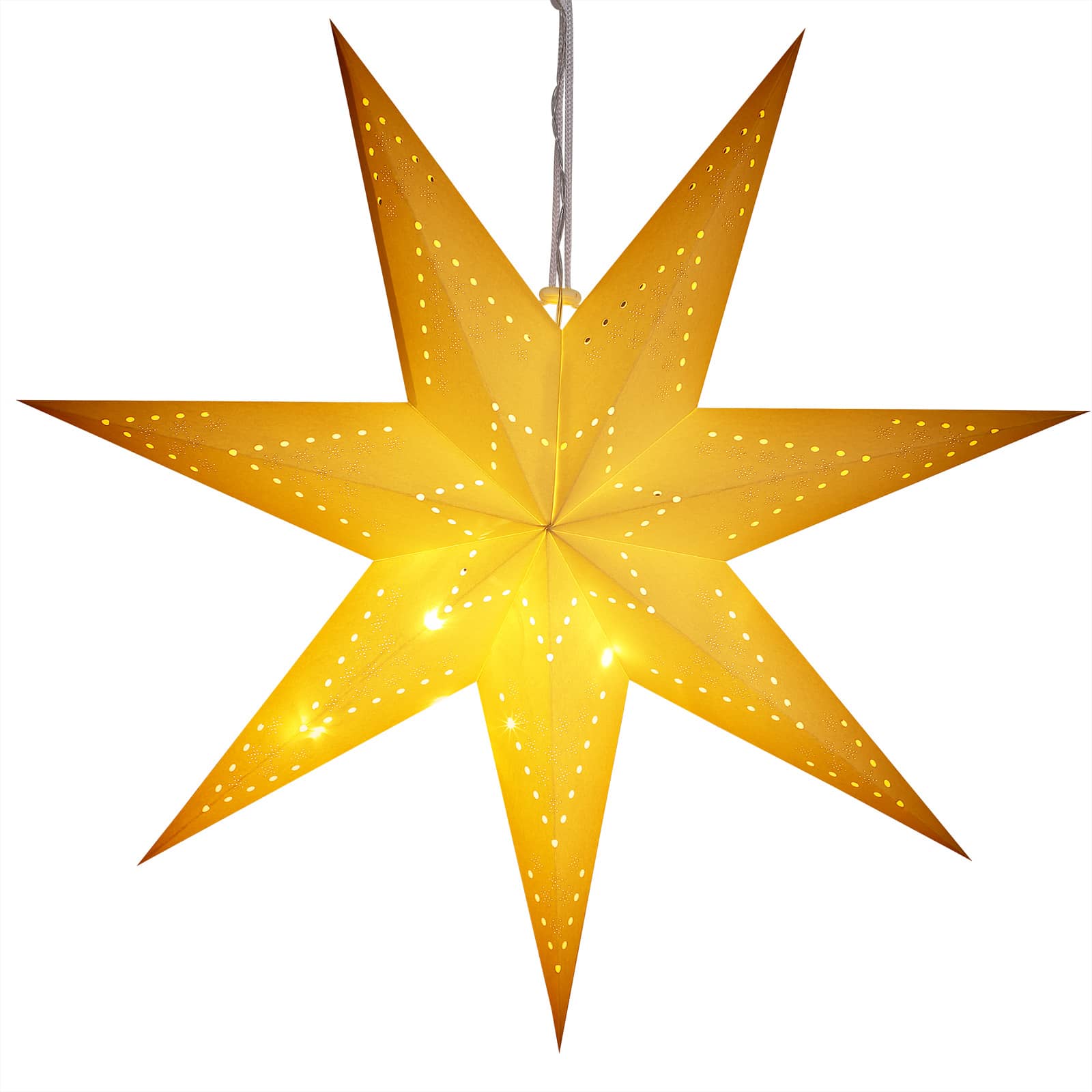 foto del prodotto casaria led stella di natale illuminata 60 cm batteria decorazione natalizia finestra senza fili model 3 en 