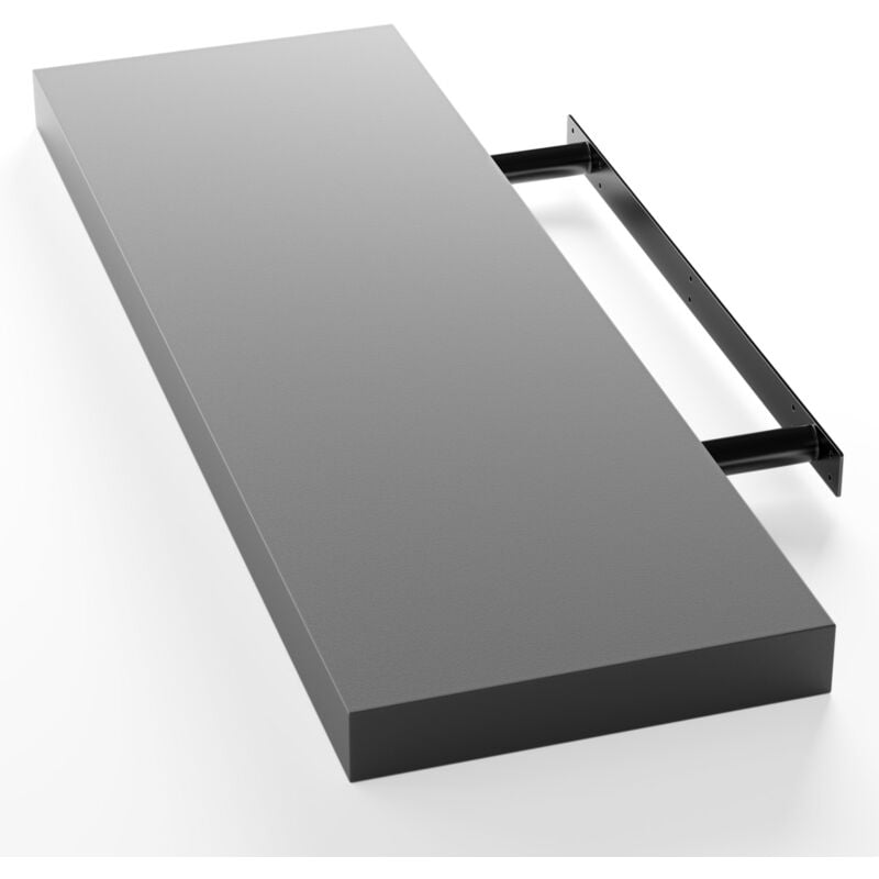 foto del prodotto casaria mensola a parete mobile pensile libreria sospesa portaspezie da cucina mobiletto bagno 70cm grau de 