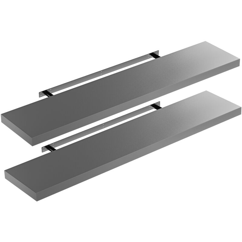 foto del prodotto casaria set di 2 mensole sospese set of 2 matt grey en , 110cm de 