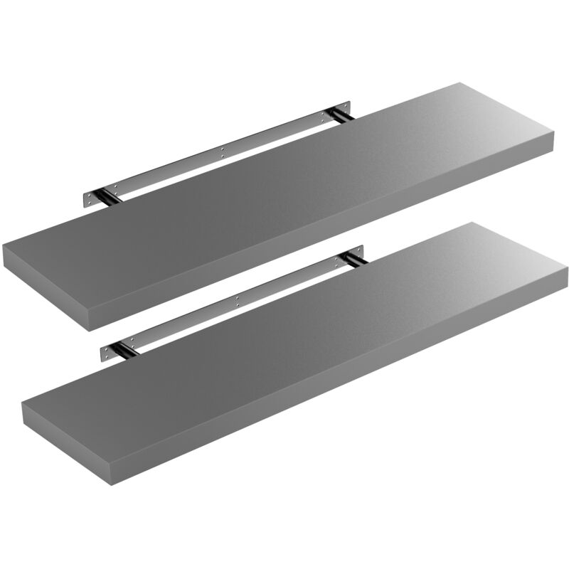 foto del prodotto casaria set di 2 mensole sospese set of 2 matt grey en , 90cm de 
