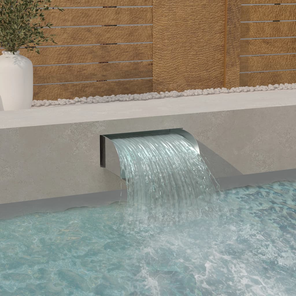 foto del prodotto cascata con led 45x34x14 cm in acciaio inox 304 cod mxl 64350