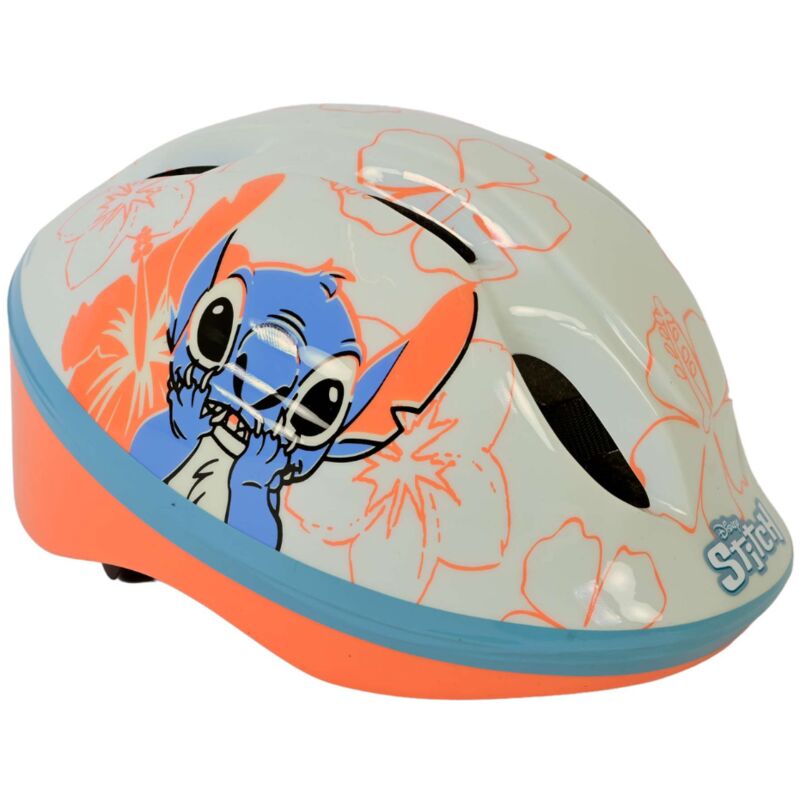 foto del prodotto casco caschetto bambina disney stitch regolabile