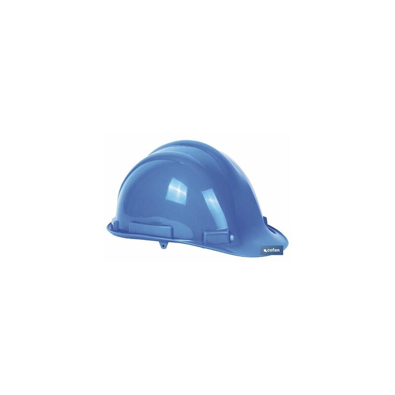 foto del prodotto casco da ingegnere blu con regolatore