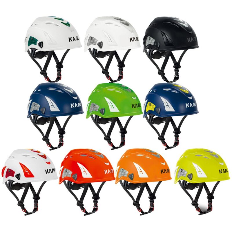 foto del prodotto casco da lavoro kask superplasma aq hi viz en 397 105 cm verde