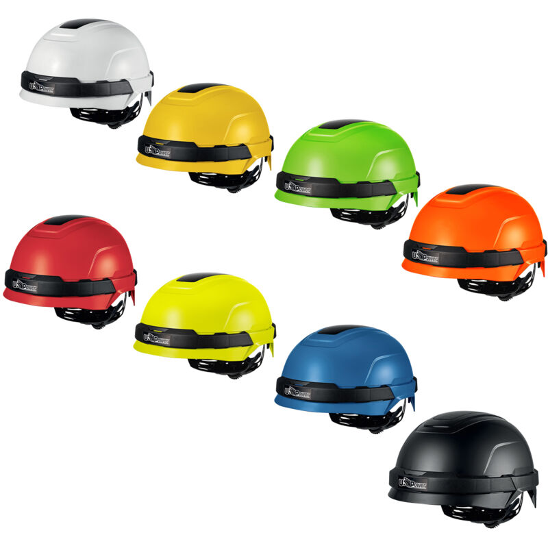 foto del prodotto casco da lavoro upower antares arancione