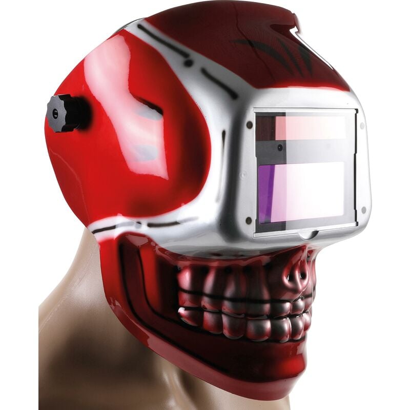 foto del prodotto casco da saldatura skull oscuramento automatico