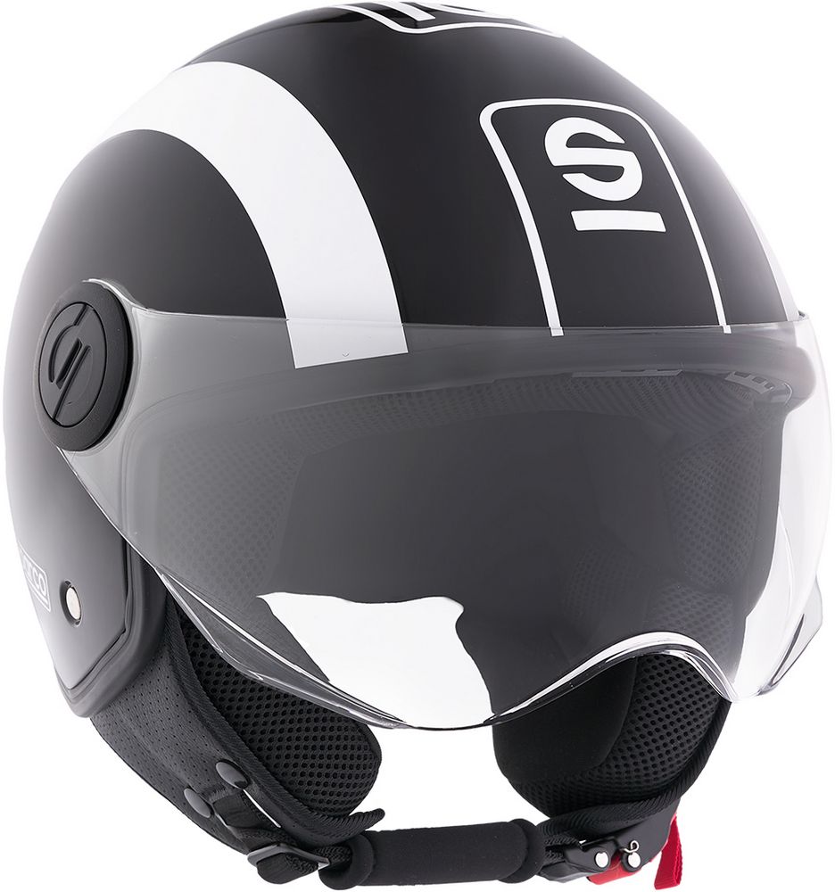 foto del prodotto casco demi jet per moto sparco con calotta in abs taglia l