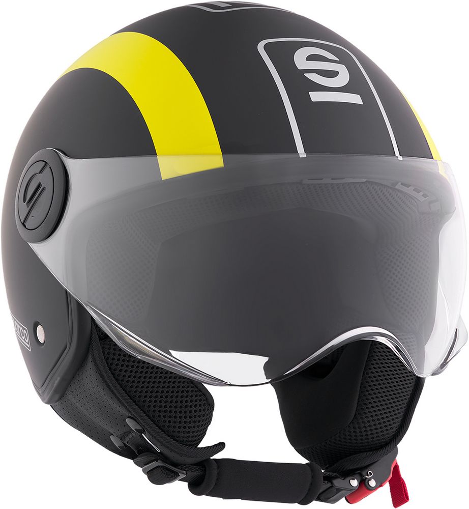 foto del prodotto casco demi-jet per moto sparco con calotta in abs taglia l