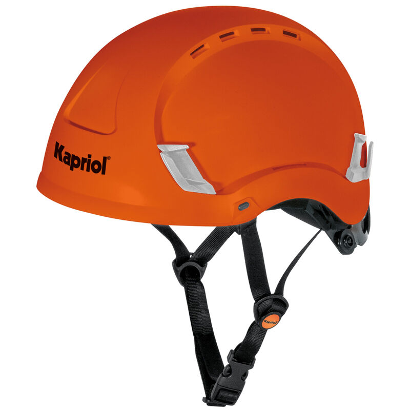 foto del prodotto casco di protezione da cantiere elmetto airkap antiurto en397 arancione kapriol