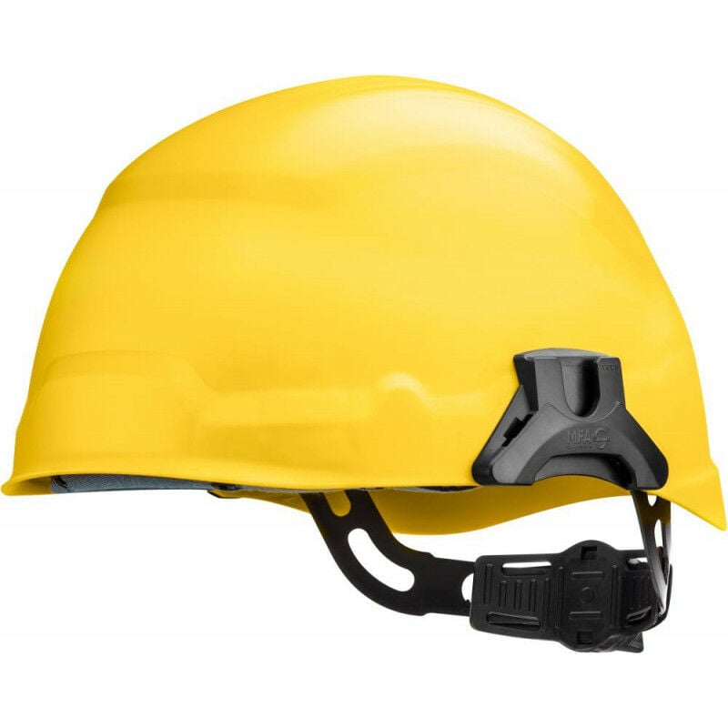 foto del prodotto casco di sicurezza elettrico up up. giallo
