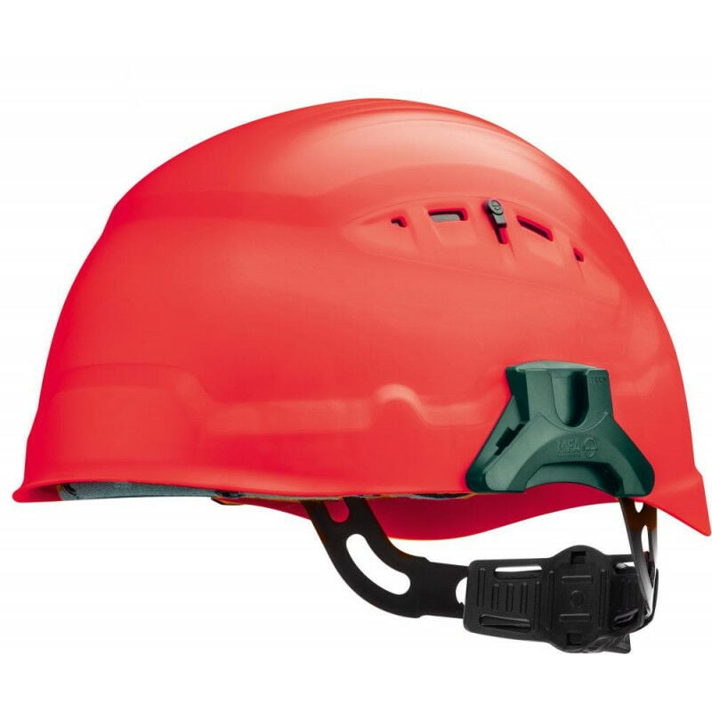 foto del prodotto casco di sicurezza incrociato. rosso