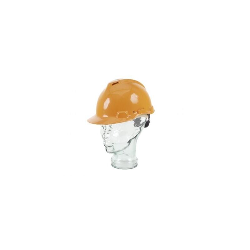 foto del prodotto casco g22d arancione regolazione dimensione della testa larghezza 54 62 cm