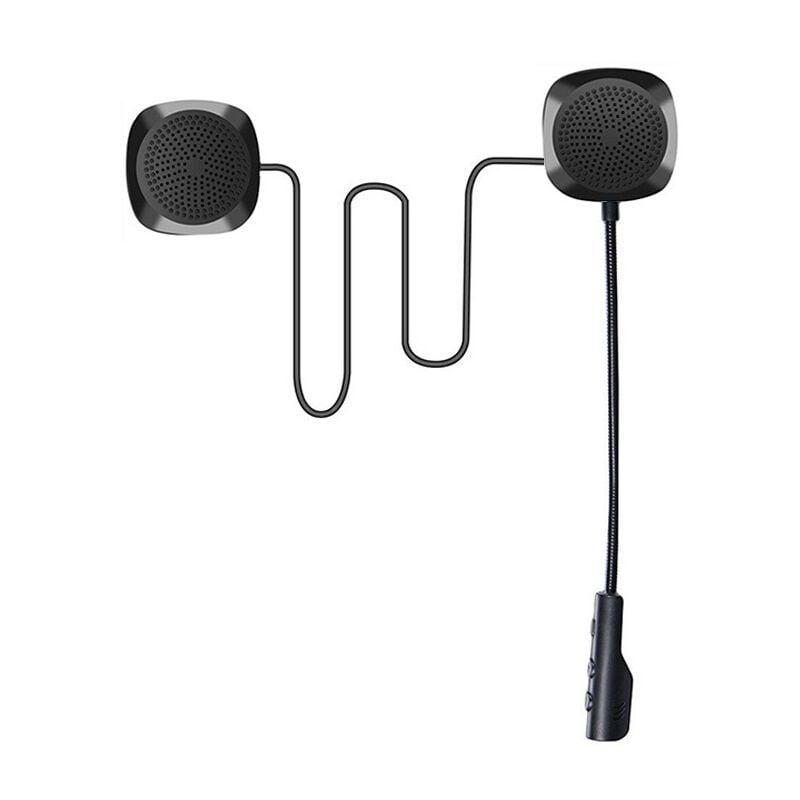foto del prodotto casco moto bluetooth 5.0 per casco moto, vivavoce wireless, altoparlanti musicali, microfoni per controllo chiamate, auricolari anti interferenza