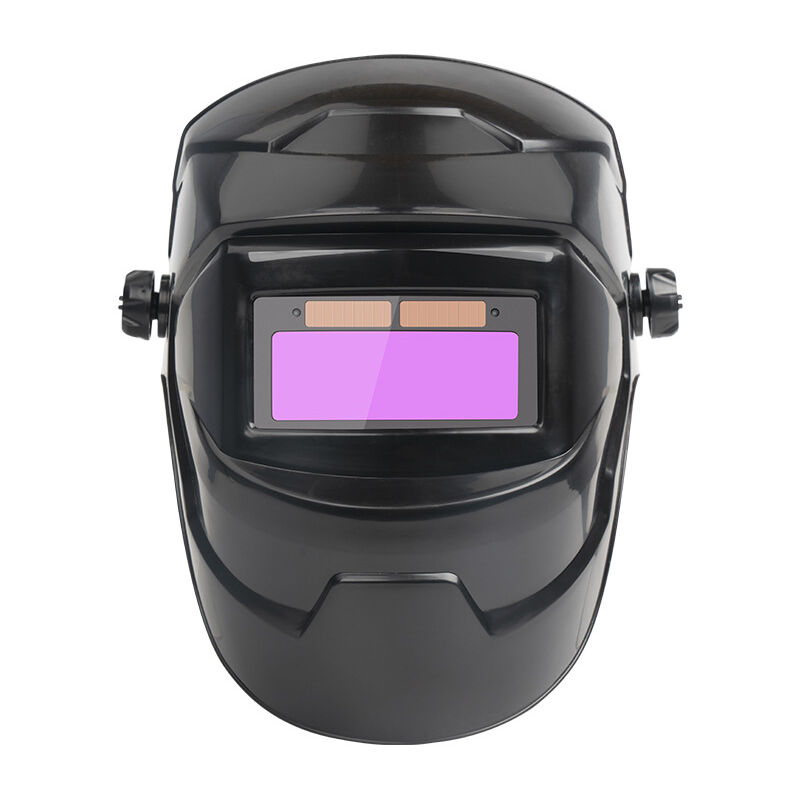foto del prodotto casco per saldatura automatico, casco per saldatura solare completamente regolabile, ampio campo visivo per tutte le applicazioni di saldatura