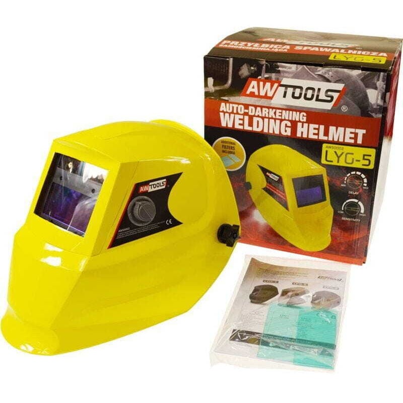 foto del prodotto casco per saldatura awtools autooscurante lyg 5 din 9 13