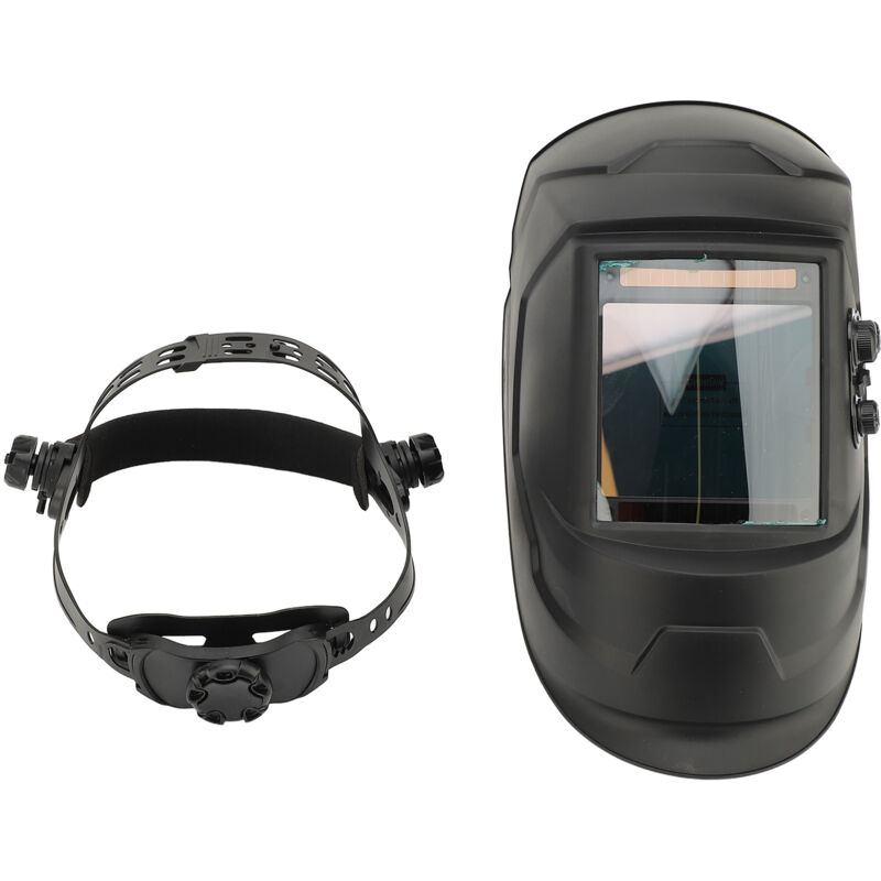 foto del prodotto casco per saldatura lente oscurante automatica ad energia solare con 4 sensori funzione di macinazione per tig mig mma eosnow
