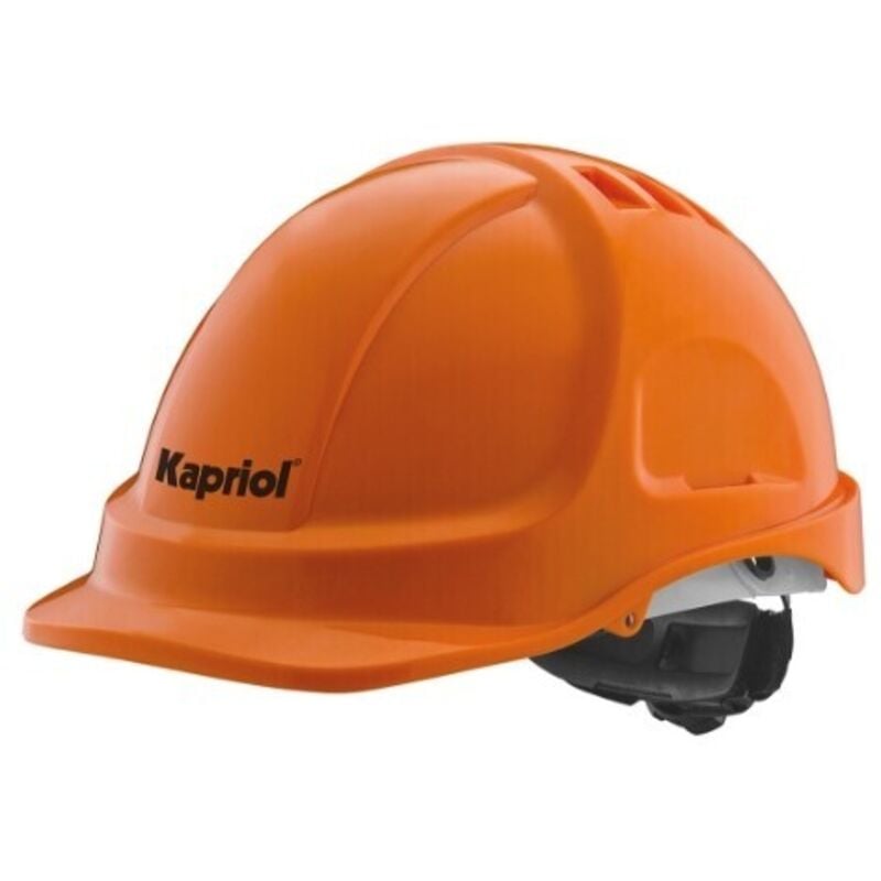 foto del prodotto casco prokap arancio con rotella per lavori a terra en 397 art 32561 kapriol
