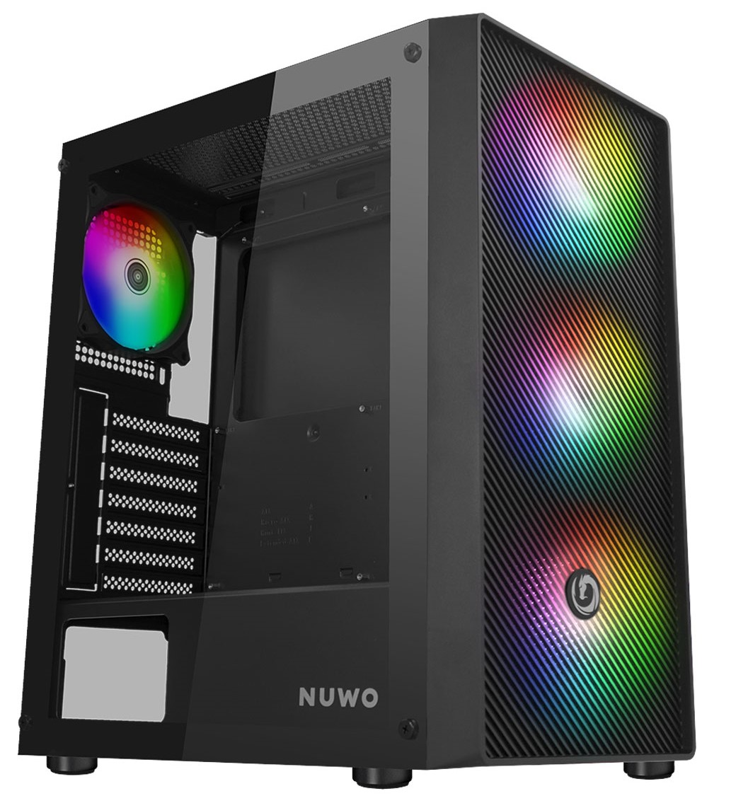 foto del prodotto case atx nuwo rodan r603 black 0.5mm spcc usb3 cs0303pw r603k547