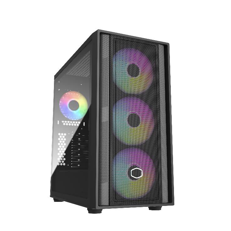 foto del prodotto case masterbox 600 - atx- 2x usb3- type- c- 4x argb