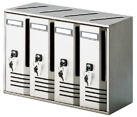 foto del prodotto casellario postale cubo 5 cassette arg.c5 cm.52x30x17,5