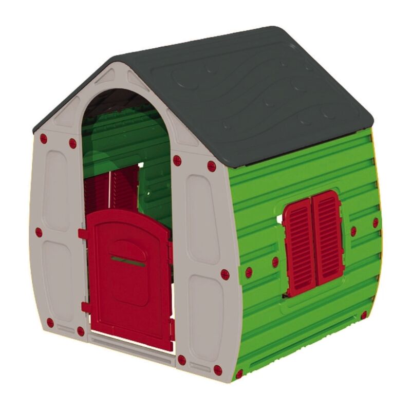 foto del prodotto casetta da esterno per bambini magic house, 102x90x109 cm