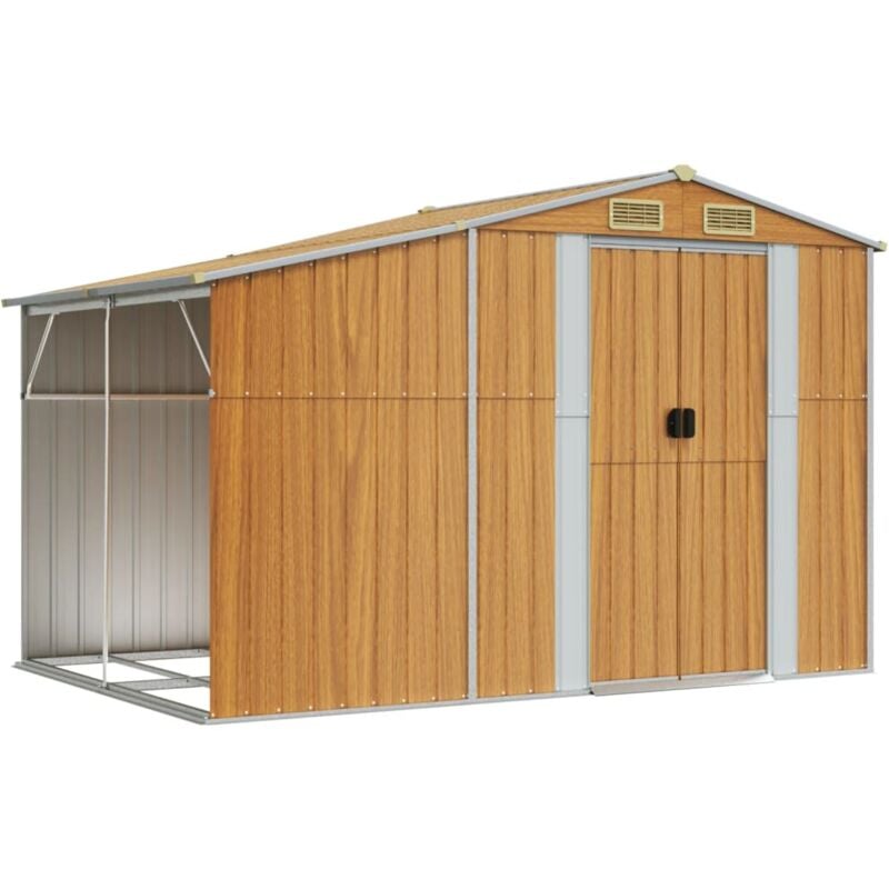foto del prodotto casetta da giardino capannone per cabina capannone per la casa capannone per esterni capannone per attrezzi robusto trasparente 277 x 192,5 x 179 cm
