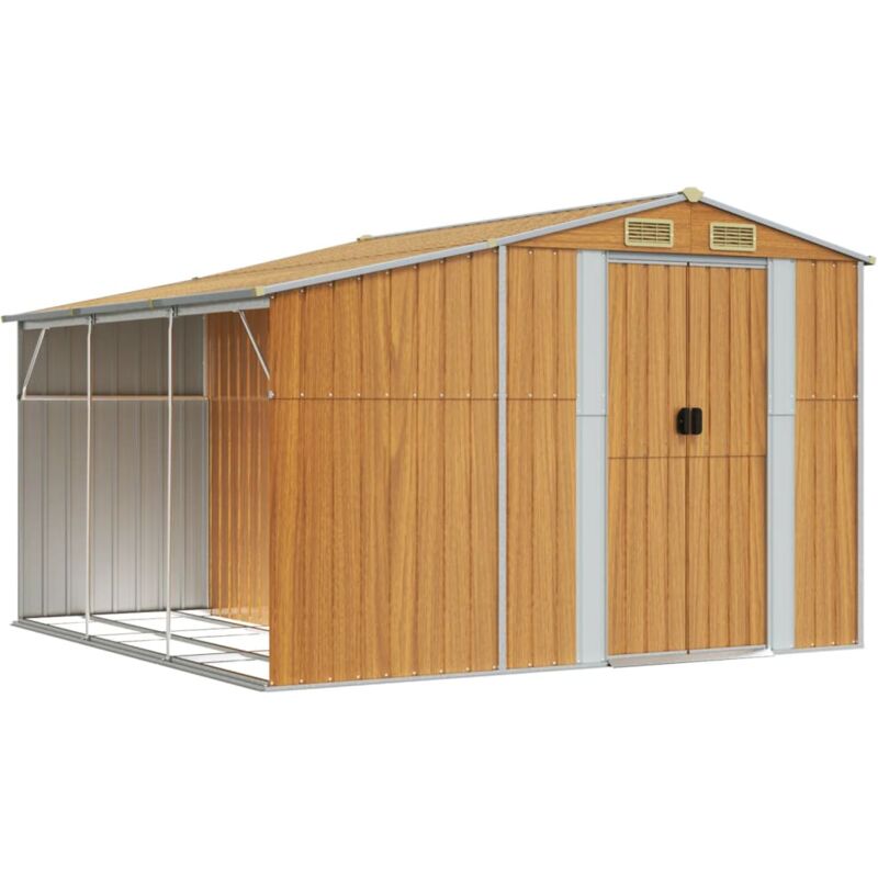 foto del prodotto casetta da giardino capannone per cabina capannone per la casa capannone per esterni capannone per attrezzi robusto trasparente 277 x 279 x 179 cm