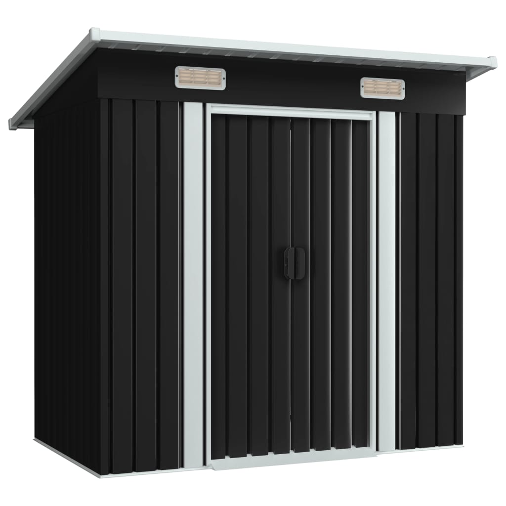 foto del prodotto casetta da giardino casetta per cabine casetta per riporre gli attrezzi casetta per esterni casetta per attrezzi robusto acciaio antracite 02 0022216